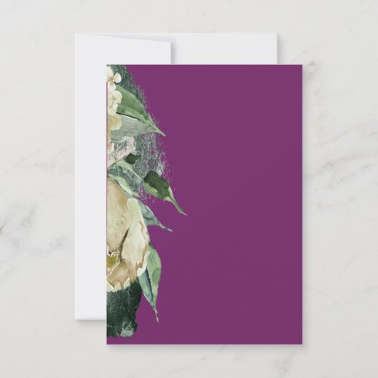 ブライダルシャワースウィート16thフォトマルサラミントフローラ 招待状 (裏面)