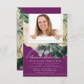 ブライダルシャワースウィート16thフォトマルサラミントフローラ 招待状 (正面/裏面)