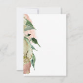 ブライダルシャワースウィート16thフォトミントピーチフローラ 招待状 (裏面)