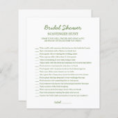 ブライダルシャワースカベンジャー狩りブルーゲーム (正面/裏面)