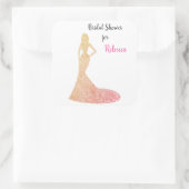 ブライダルシャワースパークル&シャイン スクエアシール (バッグ)