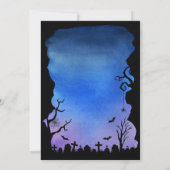 ブライダルシャワースポオクタクルハローウィンパーティ 招待状 (裏面)