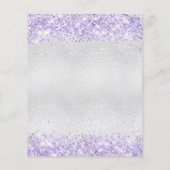 ブライダルシャワースヴァイオレット予算案 チラシ (裏面)