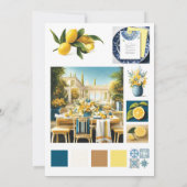 ブライダルシャワーチェックリストとスタイルガイド 招待状 (裏面)