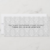 ブライダルシャワーチケット招待状 招待状 (裏面)