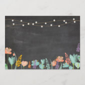 ブライダルシャワーチョークフローラ旅程バチェロレッテ プログラム (裏面)