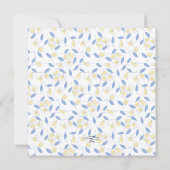 ブライダルシャワーティーアンドランチョンティーポット招待状 招待状 (裏面)