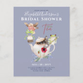 ブライダルシャワーティーパーティの招待状かわいいおもしろい (正面)
