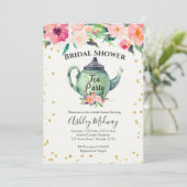 ブライダルシャワーティーパーティの招待状 招待状 (スタンド正面)