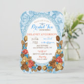 ブライダルシャワーティーパーティの招待状 招待状 (スタンド正面)