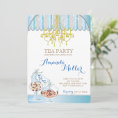 ブライダルシャワーティーパーティの招待状 招待状 (スタンド正面)