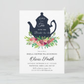 ブライダルシャワーティーパーティの招待状 招待状 (スタンド正面)