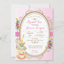 ブライダルシャワーティーパーティの招待状 招待状