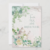 ブライダルシャワーティーパーティの招待状 案内状 (正面)