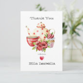 ブライダルシャワーティーパーティーありがとう サンキューカード (スタンド正面)