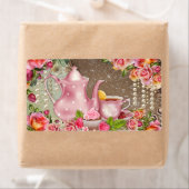 ブライダルシャワーティーパーティーウォーターボトルラベル ラベル (インサイチュ)