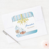 ブライダルシャワーティーパーティーシール スクエアシール (封筒)