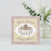 ブライダルシャワーティーパーティーデザーツスクエア招待状 招待状 (スタンド正面)