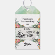 ブライダルシャワーティーパーティーフェイバーラベル
