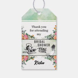 ブライダルシャワーティーパーティーフェイバーラベル ギフトタグ