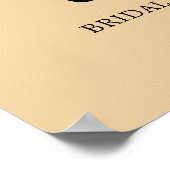 ブライダルシャワーティーパーティーフローラリースへようこそ ポスター (角)