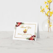 ブライダルシャワーティーパーティーブルガンディボホフローラノート カード (黄色い花)