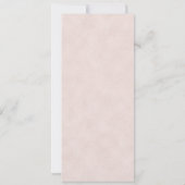 ブライダルシャワーティーパーティーメニュー招待状 招待状 (裏面)