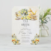 ブライダルシャワーティーパーティーヴィンテージ 招待状 (スタンド正面)