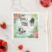 ブライダルシャワーティーパーティー紙ナプキンス スタンダードカクテルナプキン (インサイチュ)