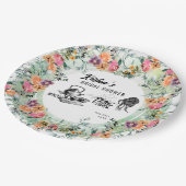 ブライダルシャワーティーパーティー紙 ペーパープレート (アングル)