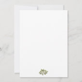 ブライダルシャワーティーパーティー 招待状 (裏面)