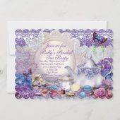 ブライダルシャワーティーパーティー 招待状 (正面)