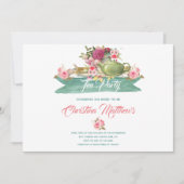 ブライダルシャワーティーパーティー 招待状 (正面)