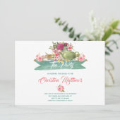 ブライダルシャワーティーパーティー 招待状 (スタンド正面)