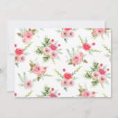 ブライダルシャワーティーパーティー 招待状 (裏面)