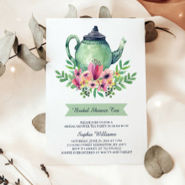 ブライダルシャワーティーパーティー 招待状