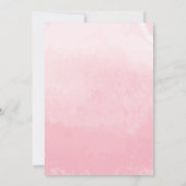 ブライダルシャワーティーパーティー 招待状 (裏面)