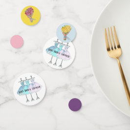 ブライダルシャワーテーブル紙吹雪 コンフェッティ