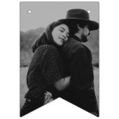 ブライダルシャワーデコーパーソナライズされたトのバナー バンティングフラッグ (第1の旗)