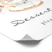 ブライダルシャワーデザートバーポスター ポスター (角)