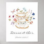 ブライダルシャワーデザートバーポスター ポスター (正面)