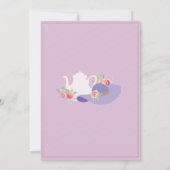 ブライダルシャワーハットバチェロレッテティーパーティー招待状 招待状 (裏面)