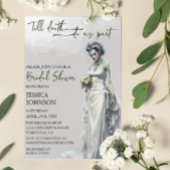 ブライダルシャワーハロウィーンフランケンシュタインの花嫁 招待状