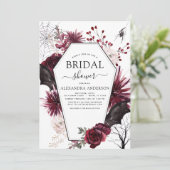 ブライダルシャワーハロウィーン秋秋招待状 招待状 (スタンド正面)