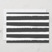 ブライダルシャワーバイメール招待状ブルーホワイトフローラ 招待状 (裏面)