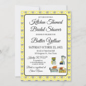 ブライダルシャワーバターイエローホワイト水玉模様ボウ (正面)