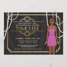 ブライダルシャワーバチェロレッテ1920s招待状 招待状
