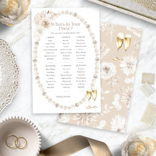 ブライダルシャワーバッグゲーム