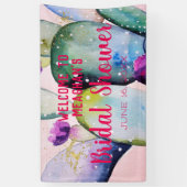 ブライダルシャワーバナー | ボヘミアングラムサボスフィエスタ 横断幕 (縦)