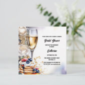 ブライダルシャワーバブルブランチバラフラップジャックトレンディー シーズンカード (スタンド正面)